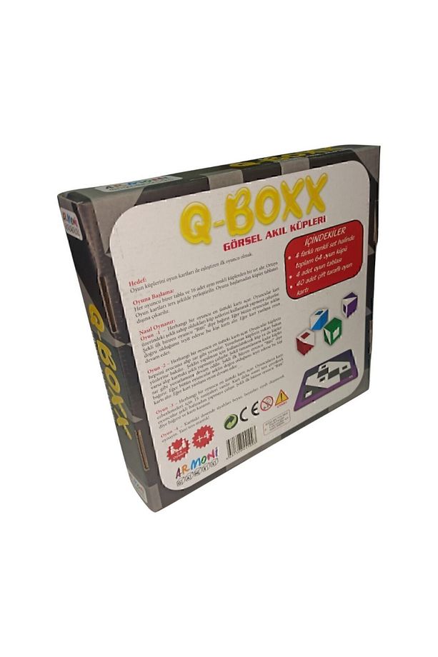 Q-boxx Cubes Qbitz Görsel Akıl Küpleri (YENİLENDİ) Q-bitz Q-smart Q Smart Küp Oyunu - 2