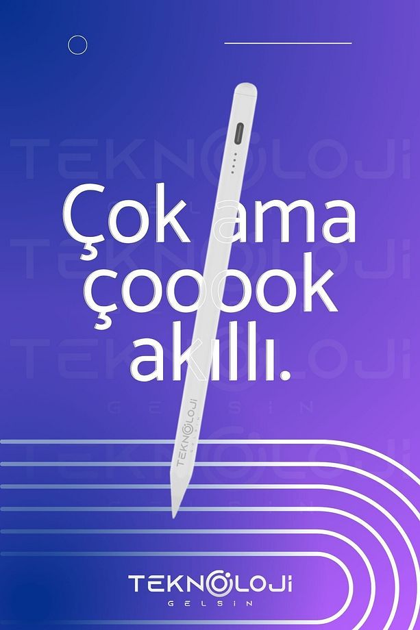Stylus Pen Dokunmatik Tablet Kalemi iOS Android Windows Uyumlu Yedek Uç Hediyeli Yeni Nesil Type-C - 4
