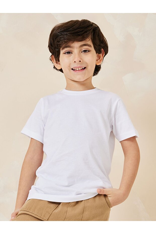 تي شيرت قطني سادة - 3