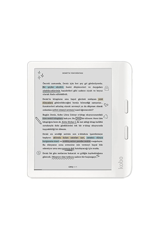 Libra Colour E-Kitap Okuyucu Beyaz - 1