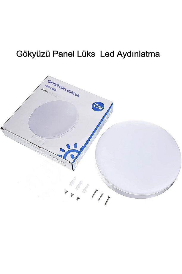 Lüks Yuvarlak Avize 25watt-30cm X 30cm Lüks Led Aydınlatma, Lüks Yuvarlak Koridor-hol Avize - 6