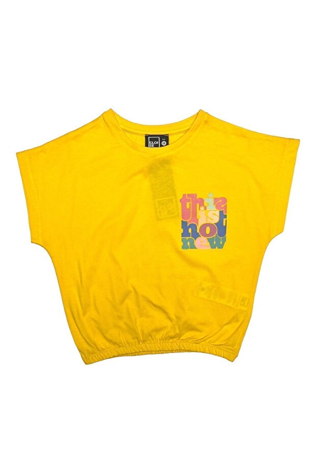 Children's T-Shirt Wound Sleeve Dark Yellow