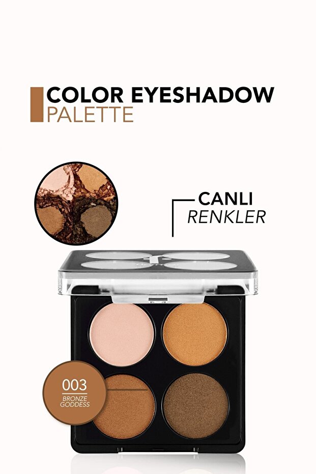 Bronze Goddess Color Eyeshadow Palette - Matte & Shimmery Eyeshadow Palette - 003 - 5