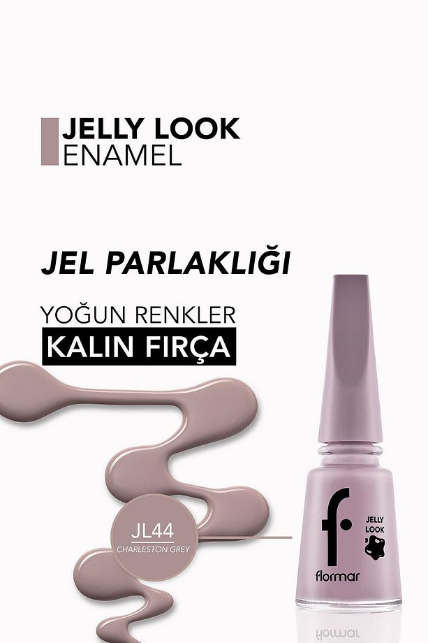 Oje - Jelly Look Nail Enamel Charleston Grey 8690604497744 - 5