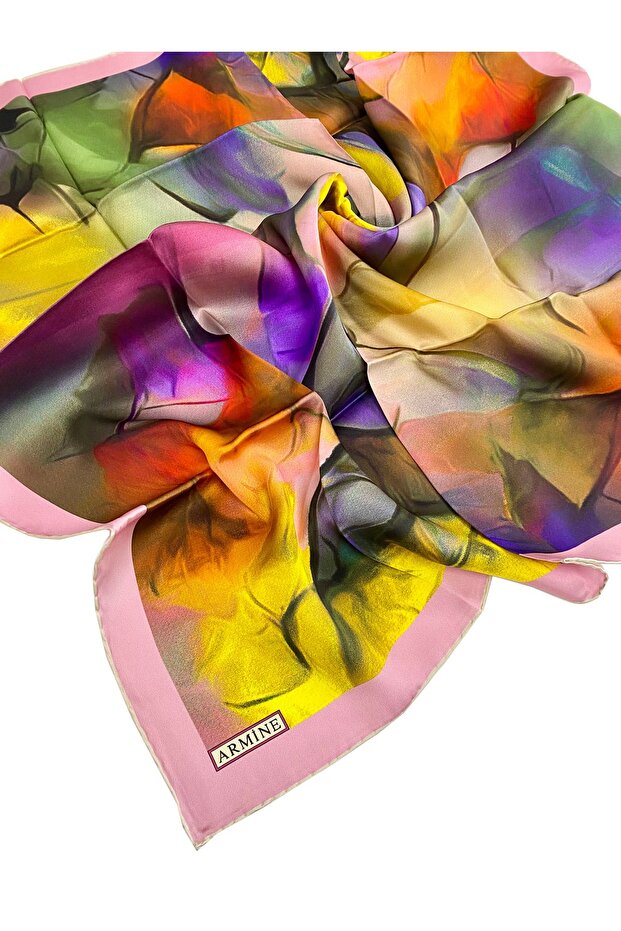 Sura Nostalgia Series Silk Scarf - 9014D-82