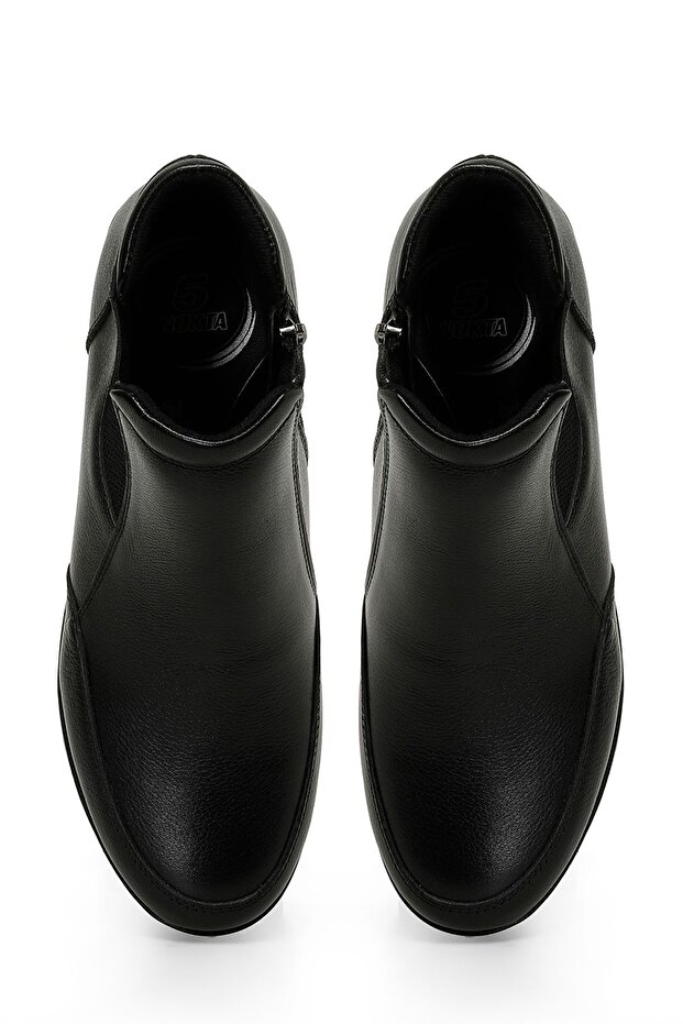 103180.Z4PR Siyah Kadın Düz Bot - 4