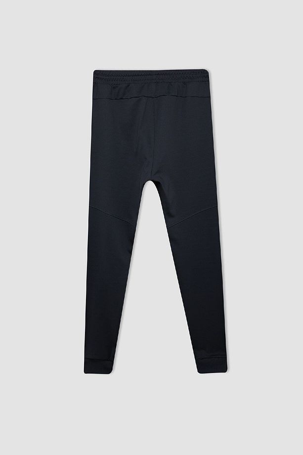 Fit Jogger Eşofman Altı Slim Fit Skuba Dalgıç Kumaş Lastikli Paça Beli Bağcıklı Cepli - 3