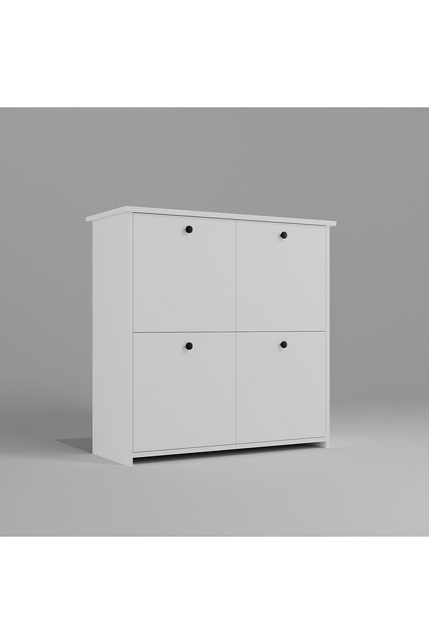 ALİN  Ayakkabılık kapaklı modern tasarım - 4