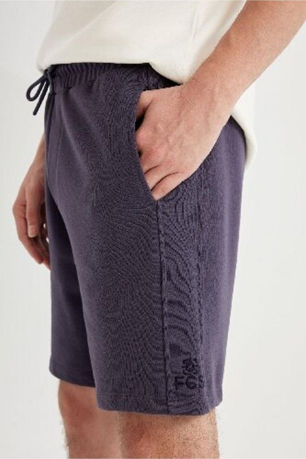 Regular Fit Düz Paça Basic Düz Şort B8672ax24sm - 4