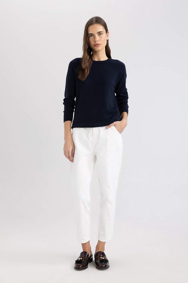 Regular Fit Bisiklet Yaka Basic Kazak I6913az23wn - 2