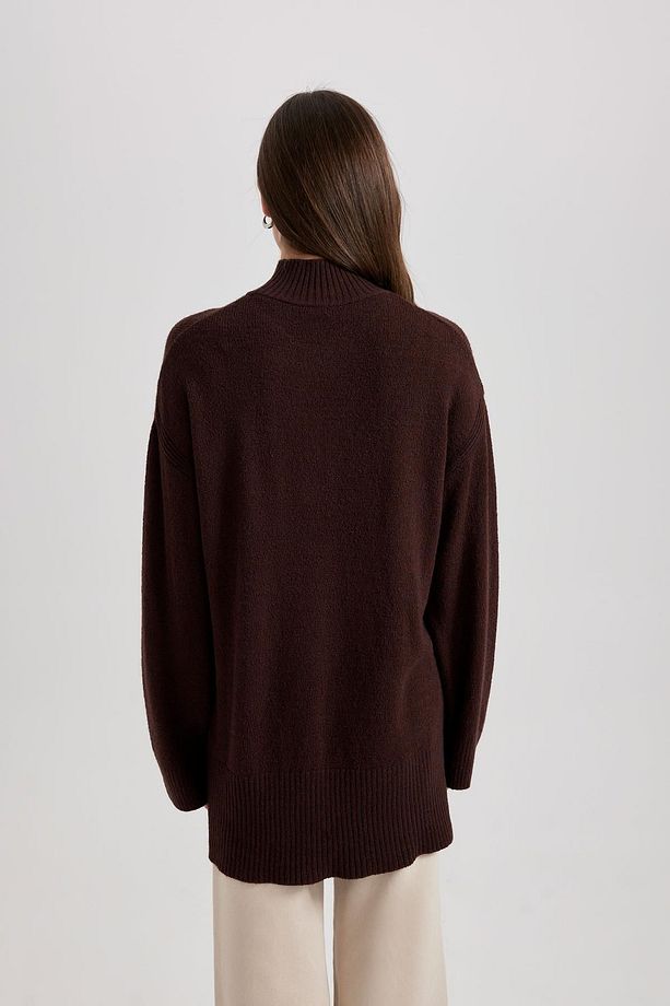 Regular Fit Dik Yaka Basic Kazak Tunik B0088ax23wn - 7