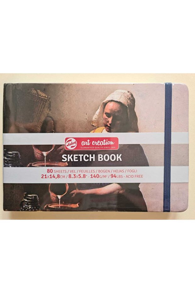 كتاب رسم ورقي أبيض مقاس 21 × 14.8 سم