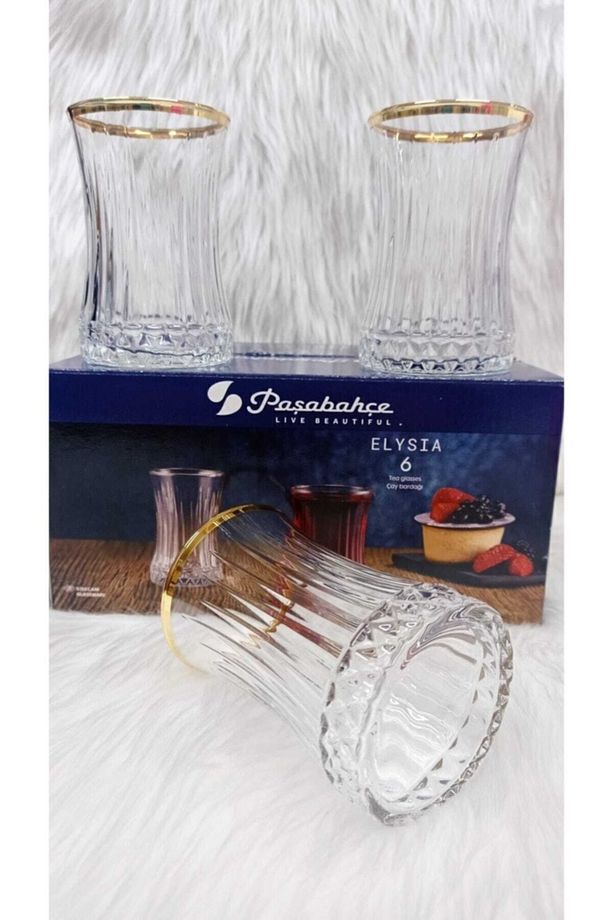 42901 Elysıa Yaldızlı 6'lı Çay Bardağı - 3