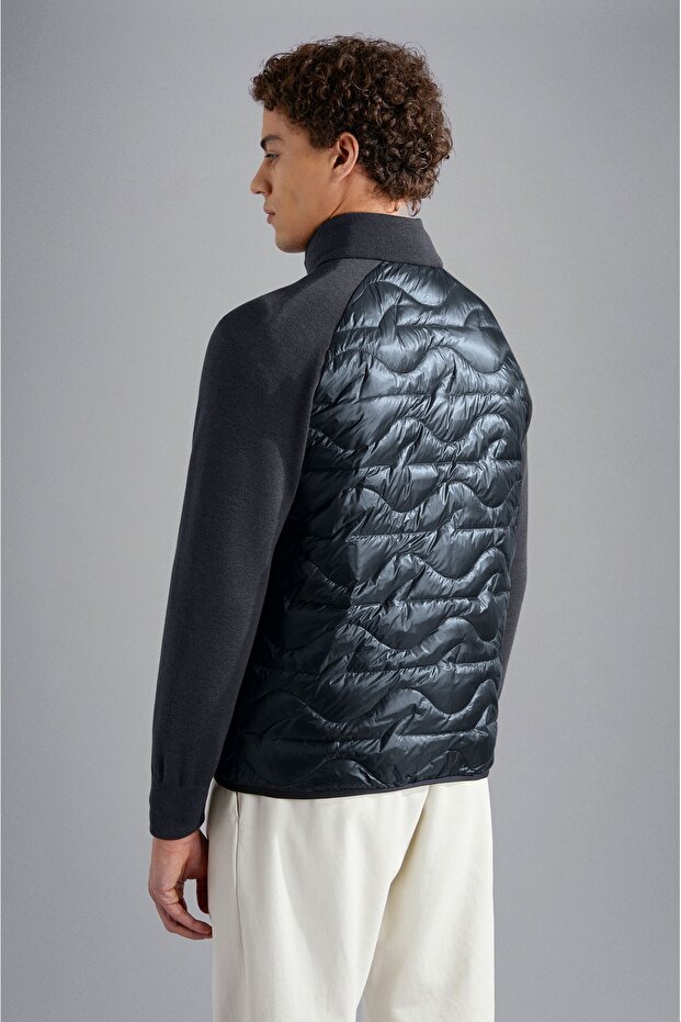 MEN'S ZIPPED PULLOVER C.W. WOOL - 2