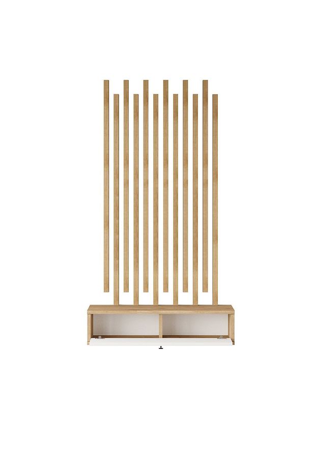 Cosmia Ahşap Çıtalı Dresuar Set Hol Antre CS3-SW - 6