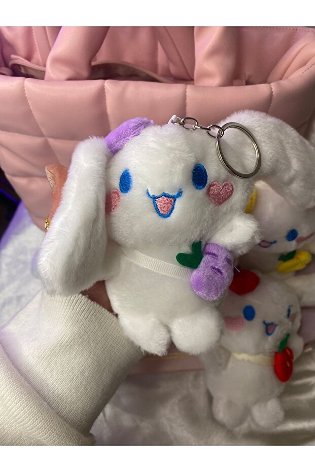 Cinnamoroll Plush Keychain - Bag Ornament and Toy Gift, 1 Piece