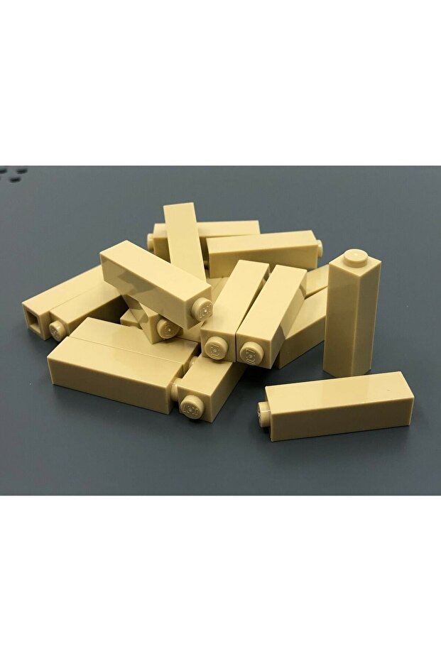 Moc Creator Custom Accessory - 1X1X3 Tan Tan Brick, 6 Pieces Will Be Sent