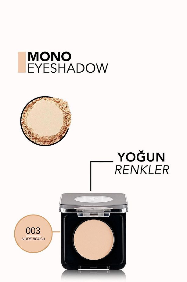 Mono Yüksek Pigmentli - Mat Bitişli Kompakt Göz Farı - 6