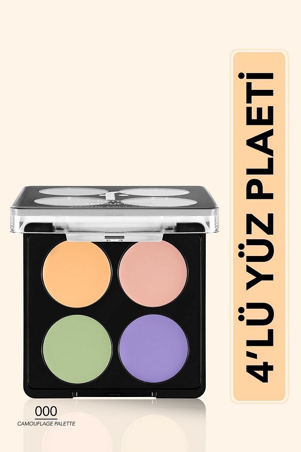 Krem Kapatıcı Paleti (4 RENK) - Camouflage Palette Concealer - 000 Multi Color - 8682536053815 - 1