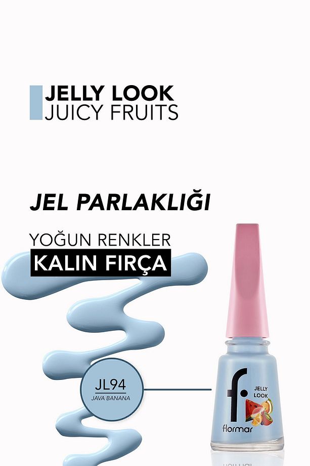 Jelly Look Yüksek Pigmentli & Parlak Bitişli Jel Görünümlü Oje - 4