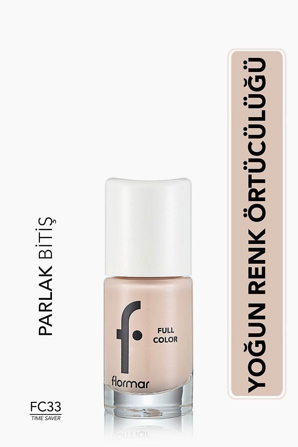 Yoğun Pigmentli Parlak Oje-full Color Nail Enamel- Fc33 Tıme Saver-8690604313235 - 1