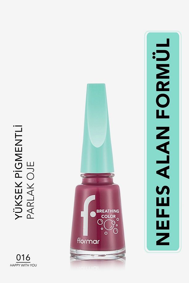 Nefes Alan Parlak Oje- Breathing Color Nail E. - 017 More Optimistic - 8682536054256 - 1