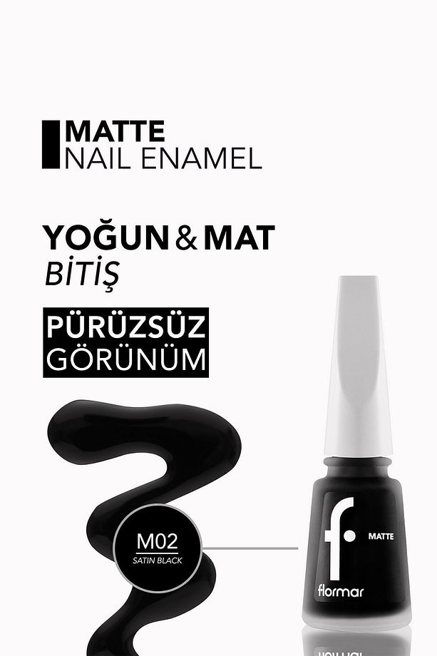 Matte Nail Enamel Oje M02 8690604189632 - 4