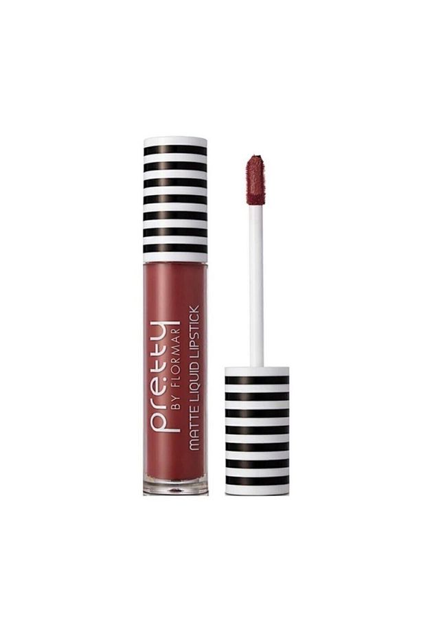 Yoğun Pigmentli Mat Likit Ruj - Pretty Matte Lipstick - 012 Deep Amaranth- 8690604462827 - 1