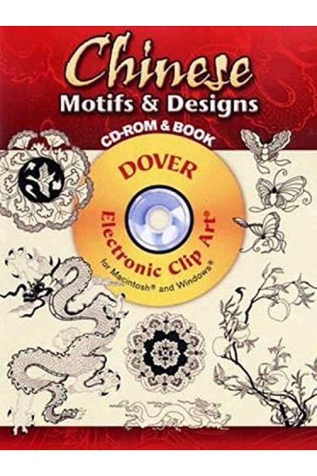 Chinese Motifs And Designs Cdrom And Book Electronic Clip Art