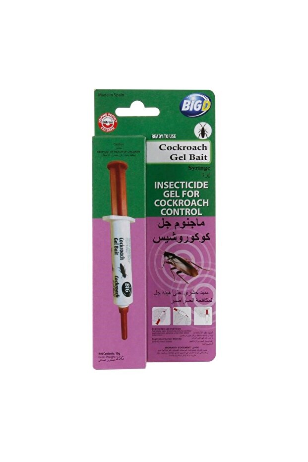 Big-D Cockroach Gel Syringe