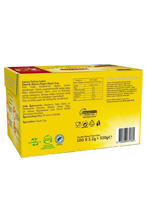 Yellow Label Demlik Poşet Çay 120li - 4