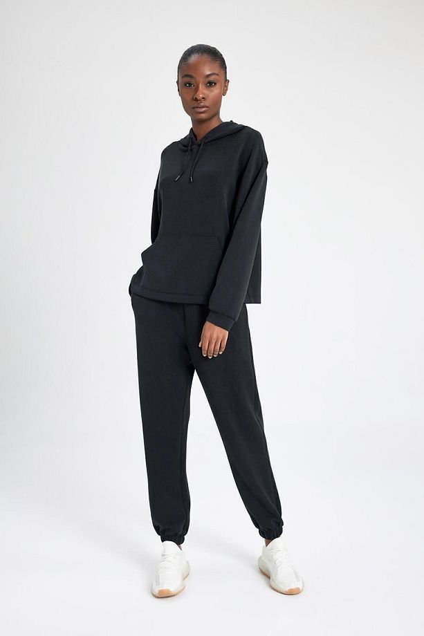 Fit Sporcu Jogger Eşofman Altı Standart Fit Modal Çift Cepli Basic Düz B1794ax24sp - 6