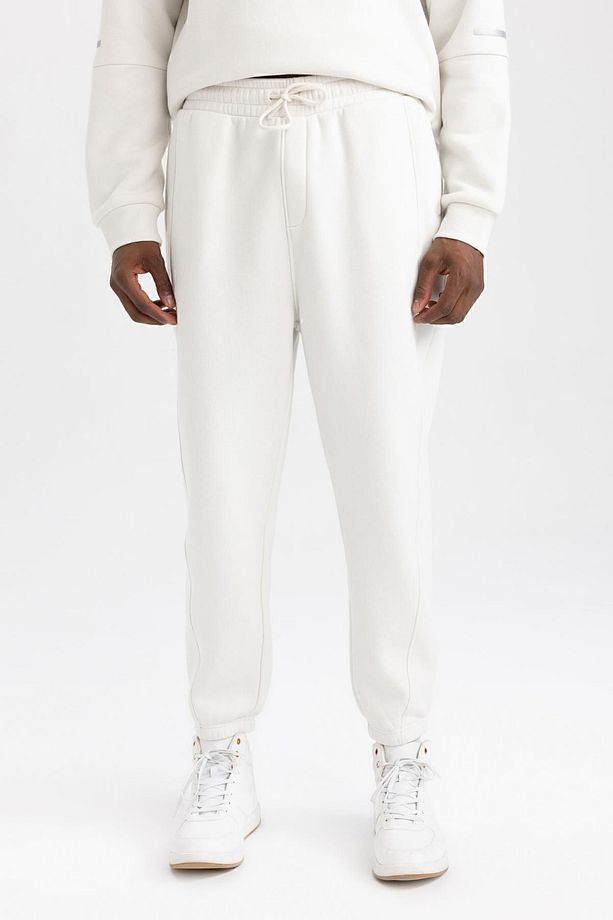 Fit Standart Fit Beli Bağcıklı Lastikli Paça Basic Düz Cepli Jogger Eşofman Altı Y2283az23au - 3