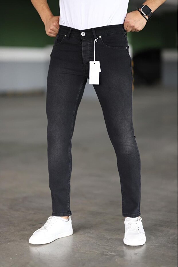 Blugi din Lycra slim fit pentru bărbați - 1