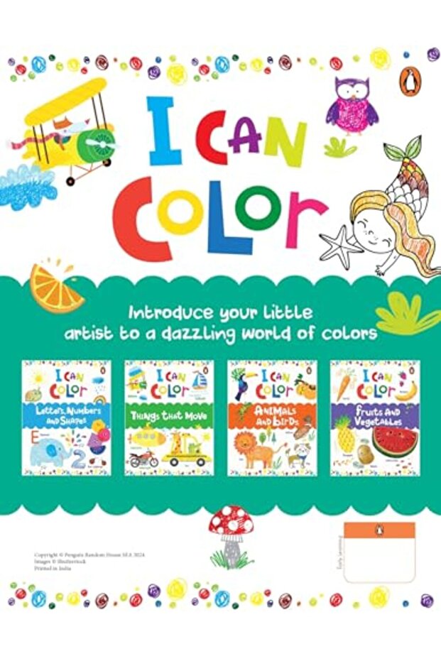 I Can Color Pack Pack Of 4 Books