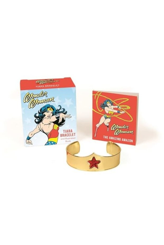 Wonder Woman Tiara Bracelet And Illustrated Book