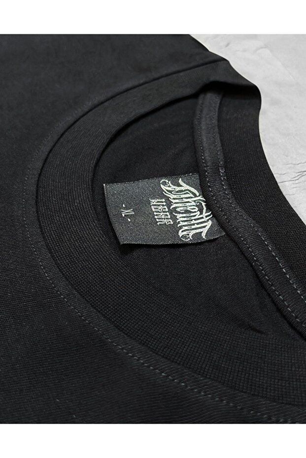 Черна тениска Basic - 3