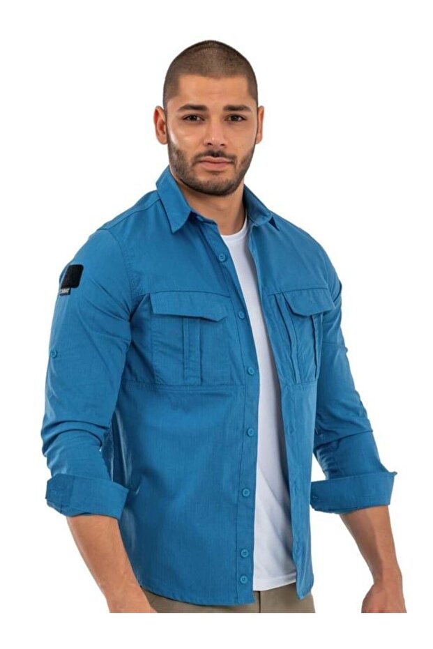 Tactical Gömlek Cepli (MAVİ) 424 - 1