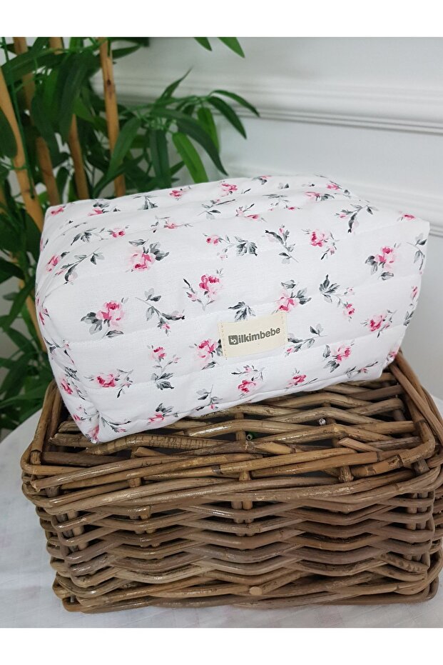 Floral Patterned Makeup Bag for Baby Care