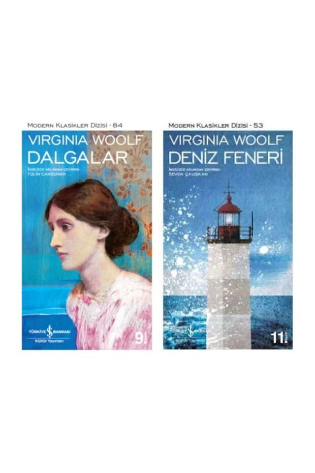 Virginia Woolf 2 Book Set - Dalgalar - Deniz Feneri