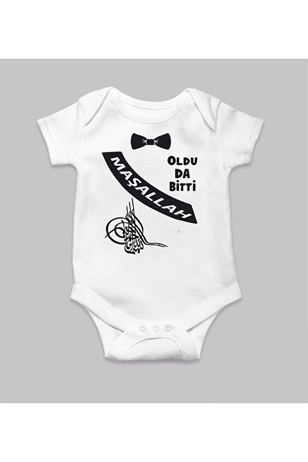 Circumcision Bodysuit Tughra Model Baby Bodysuit Body