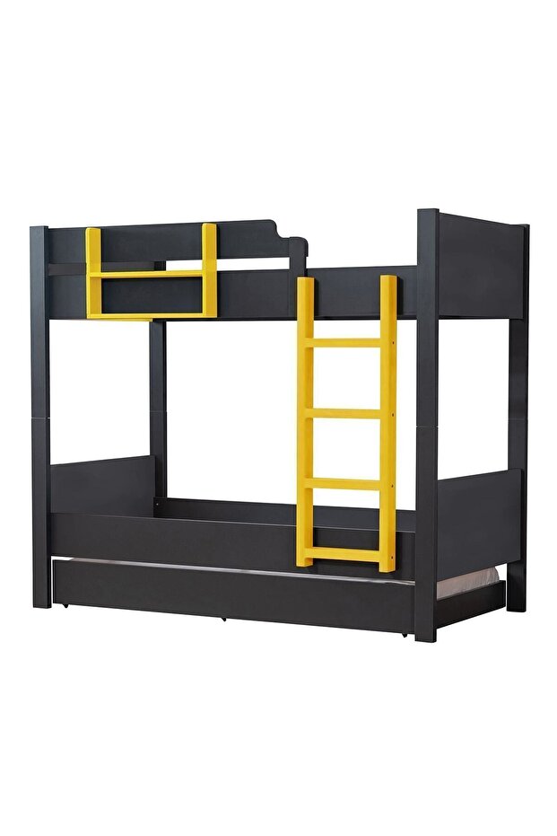 Ranza, Asya Ayrılabilir Yavrulu Ranza Antrasit - Sarı - 6