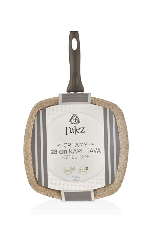 Creamy Granıtec Kare Kapaksız Tava 28x28 - 5