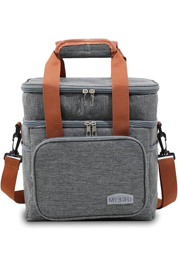 حقيبة أدوات القهوة باللون الرمادي - 1