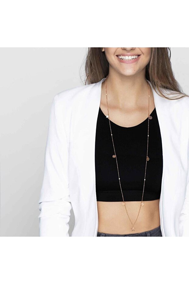 Melodie - Kolye - Gümüş karışık - 4