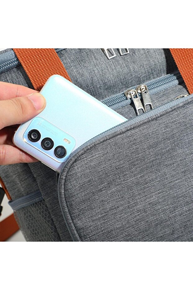 حقيبة أدوات القهوة باللون الرمادي - 6