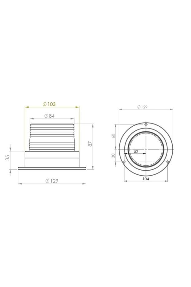 12v/24v Sarı Ledli Çakmak Fişli Mıknatıslı Tepe Lambası - 6