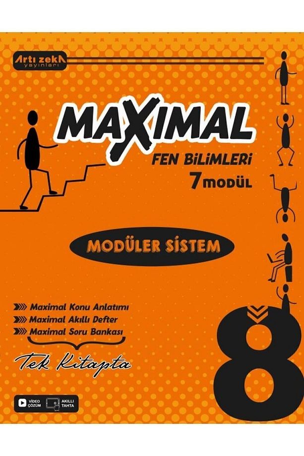 2024 Baskı Artı Zeka 8. Sınıf Maxımal Fen Bilimleri Modüler Sistem Seti (7 MODÜL) - 1