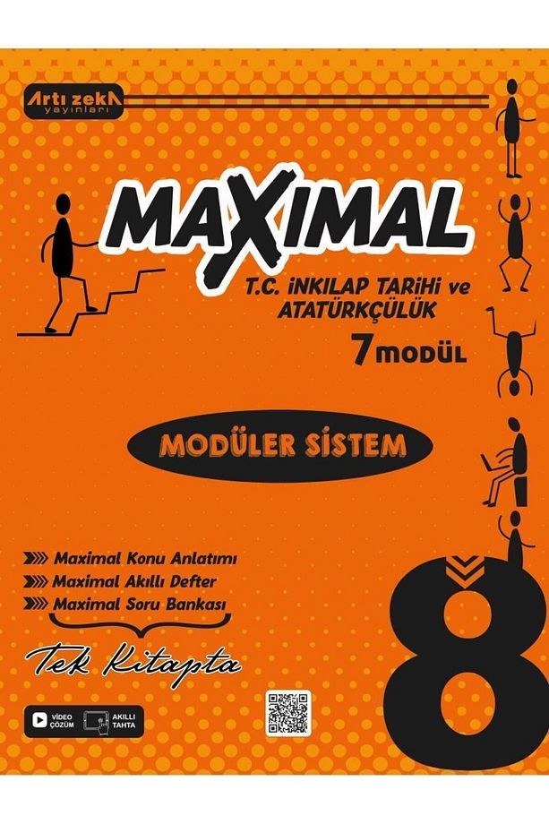 8 Sınıf Maximal Tc. Inkılap Tarihi Ve Atatürkçülük Modüler Set ( 7 Modül) 2024 Baskı - 1