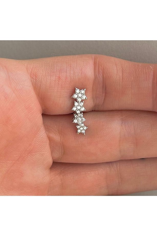 Çelik Kıkırdak Helix Tragus Piercing (4adet) - 2